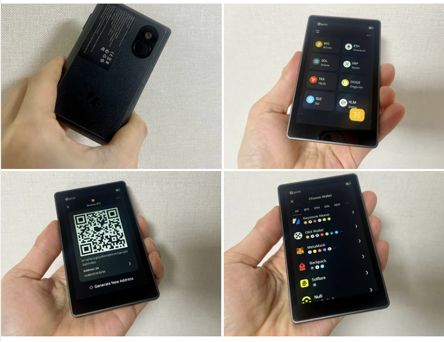 Keystone 3 Pro hardware wallet with large touchscreen
